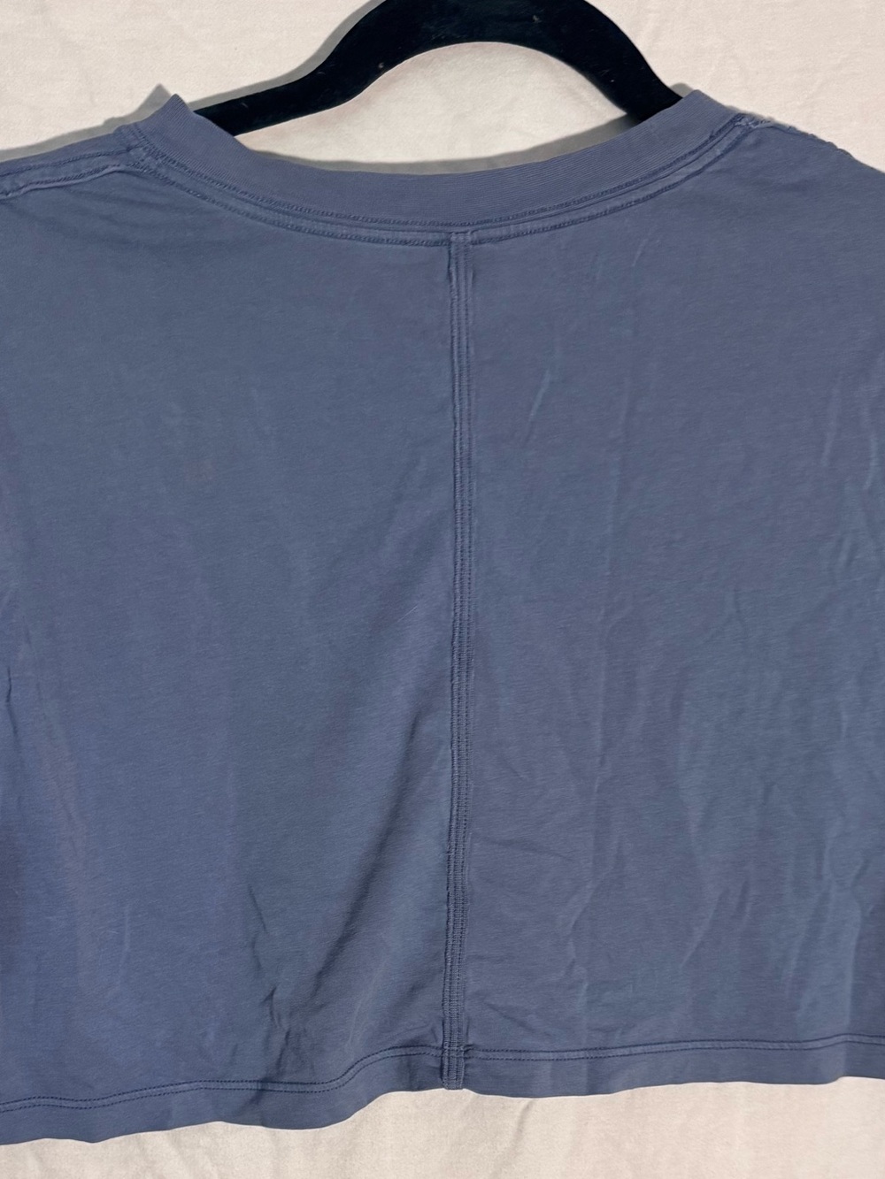 Lululemon All Yours Cropped T-Shirt in Water Drop Blue size 6 - Picture 9 of 10